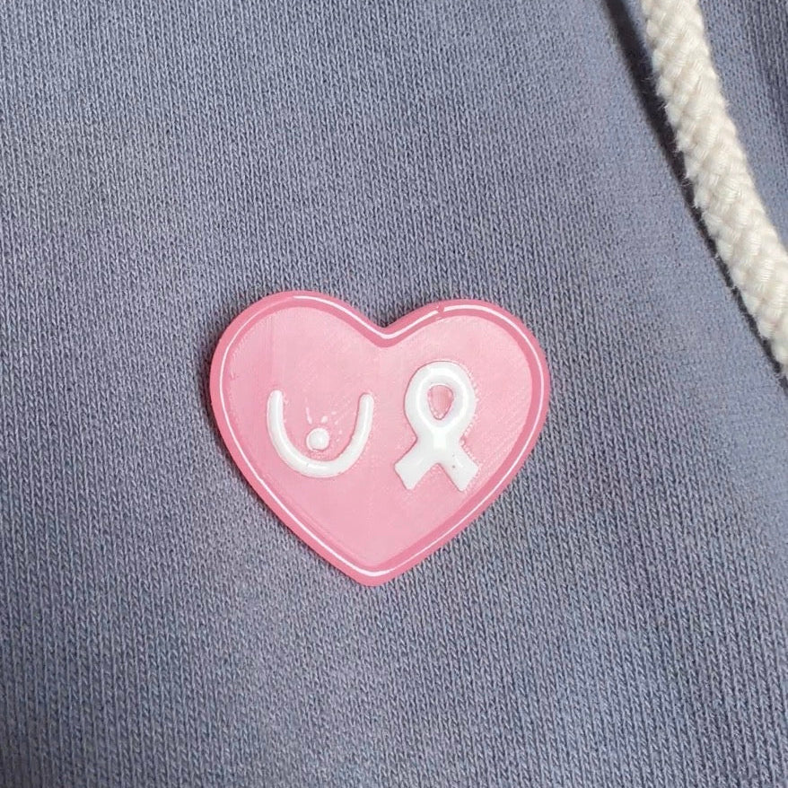 Broche octobre rose